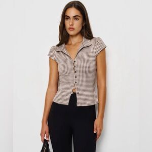 NEW NWT Reformation Jenna Knit Top